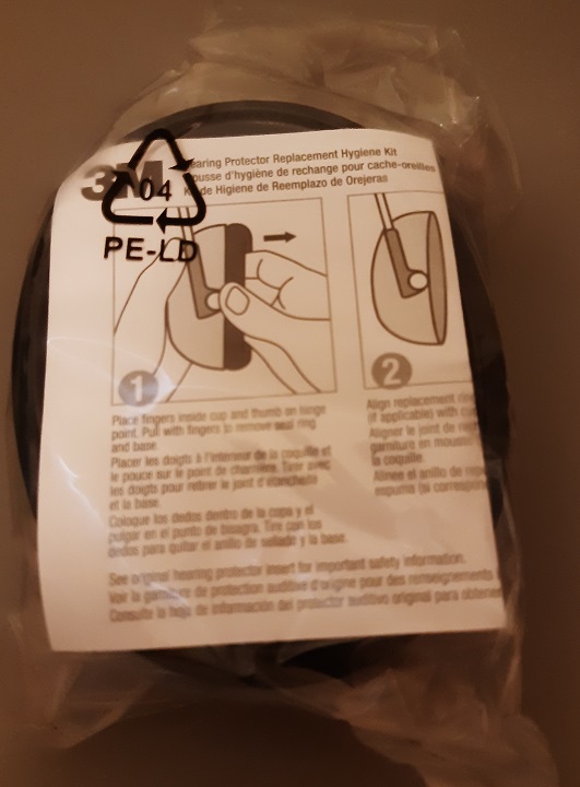 Gelfyllt púðasett - HY80 - fyrir Peltor heyrnarhlífar - Image 3