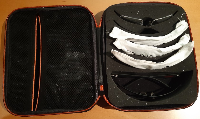 Castellani C-MASK II gleraugu m. 3 litum, tösku og inserti fyrir gler m. styrk - Image 7