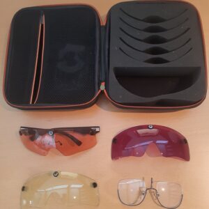 Castellani C-MASK II gleraugu m. 3 litum, tösku og inserti fyrir gler m. styrk