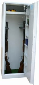 Byssuskápur fyrir 10-12 byssur