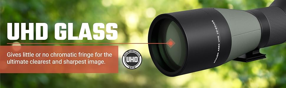 Athlon Optics Ares G2 20-60x85 UHD Spotting Scope (straight) - Image 7