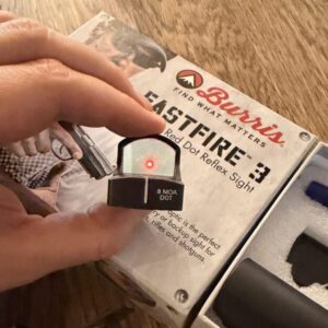 Burris FastFire 3 8 MOA + SpeedBead festing